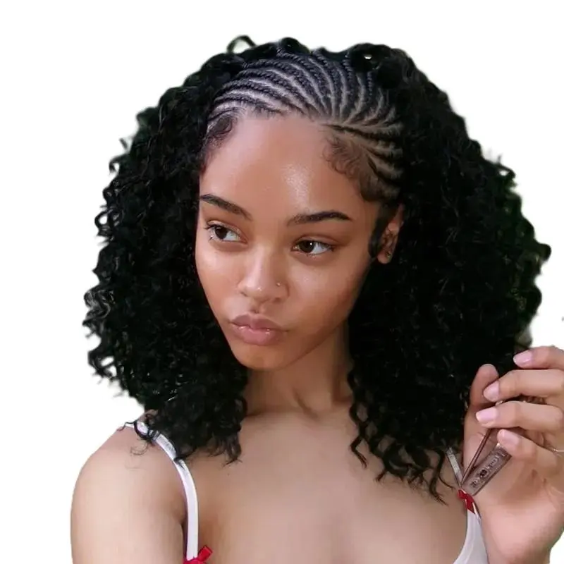 Frodio Veralux™ 13x6 HD Lace Wig Glueless Wear & Go Boho Braids Water Wave Pre-Cut Lace Wig – Premium Fiber, Beginner Friendly