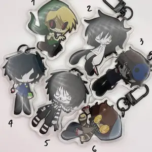 CREEPYPASTAS Acrylic Keychains – Horror Chibi Charms Featuring Jeff the Killer, Slenderman & More, Cute, Durable, And Perfect For Bags, Keys, Or Gifts. Great For Daily Use Or As Thoughtful Little Gifts For Your Friends And Yourself