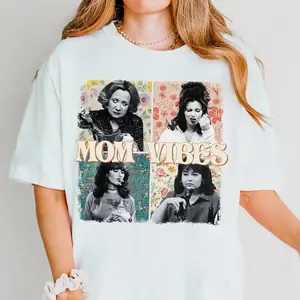Flower Mom Vibration Shirt, Fun Kitten Foreman Shirt, Nanny Shirt, Roseanne Mom Vibration T-shirt, 90s TV Show Retro Shirt, Happy Mother's Day, Gift for Mom Hoodie
