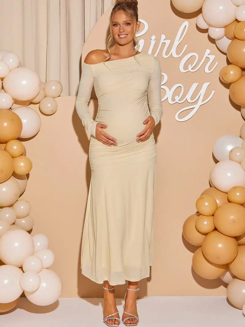 strapless open back dress Dance party dress women dating dress beach dress maternity dress main image 0
