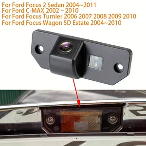 Rear View Backup Camera Replacement for Licence Number Plate Light Lamp - Error Free Installation for Ford Focus C-MAX & MK2 2003-2019 Models