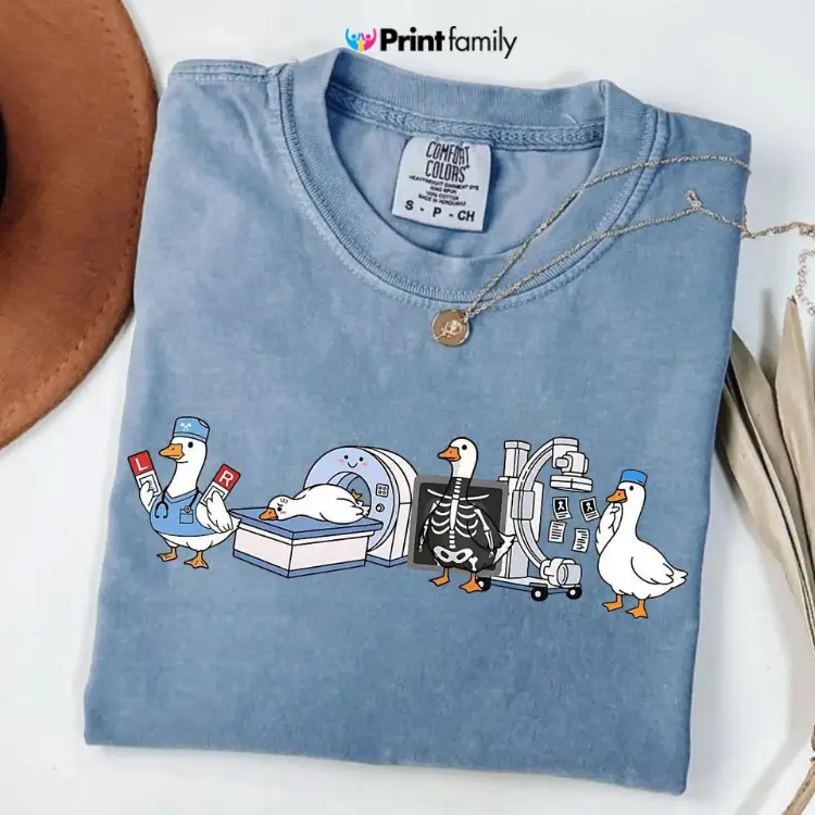 Comfort Colors Radiologic Technologist Goose T-shirt Funny X-ray Tech Tee Radiologic Technologist Ct Mri Goose Medical Gift - Printfamily