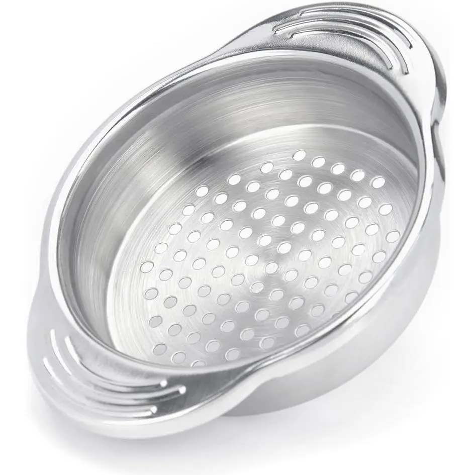 Tuna strainer Press, tuna can strainer food-grade stainless steel Canning colander for regular-size and wide-necked Bud 1 pack