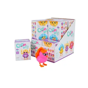Super cute and adorable hairdressing chick figurine with funny hairstyles in a blind box surprise