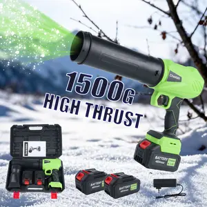 Cordless Handheld Air Blower 1500G, Turbo Power Dust Cleaner, Brushless Pure Copper Motor, Dual 48V 3.0Ah Rechargeable Batteries, Fast Car Drying, Snow & Leaf Removal, Patio and Garage Tool, Thanksgiving Gift