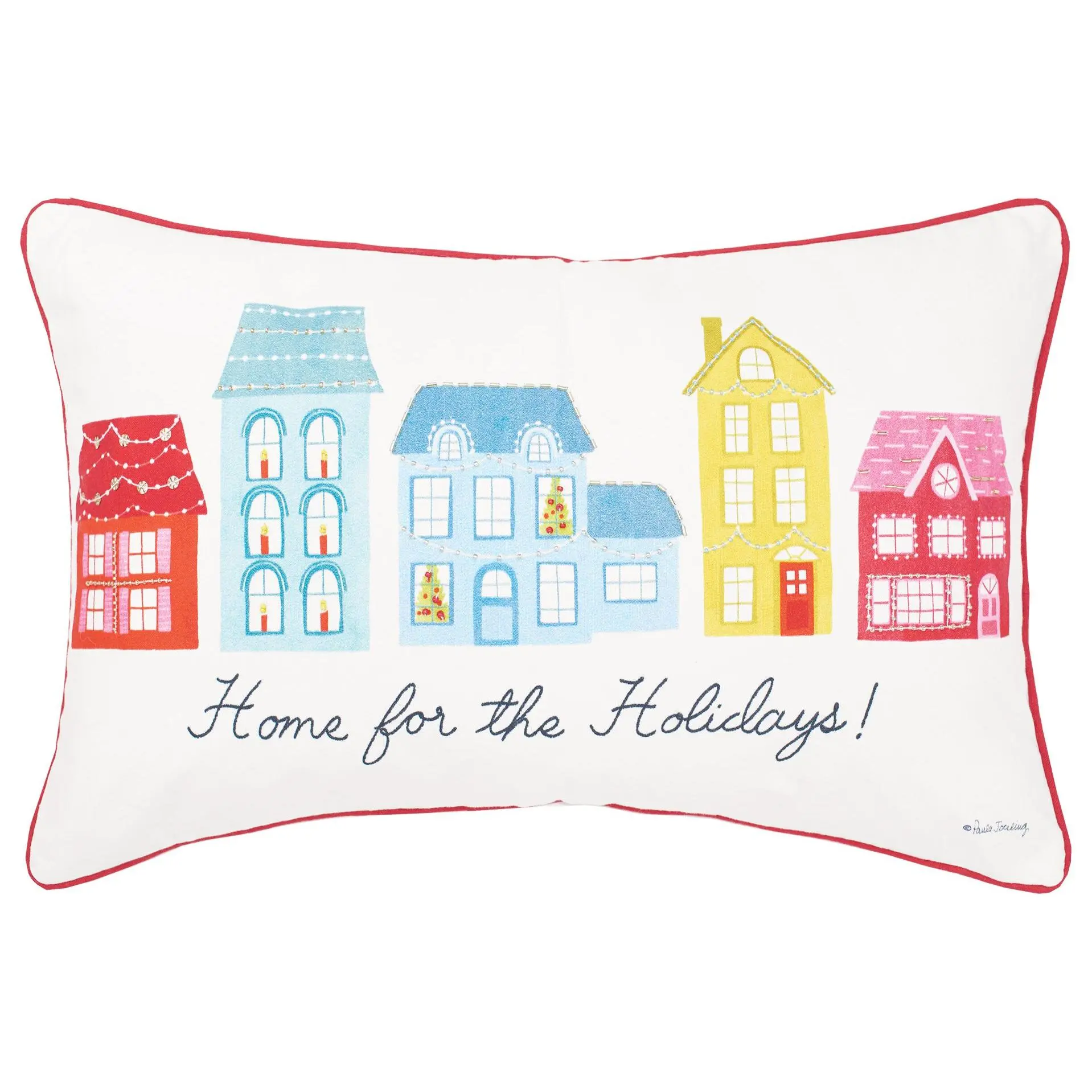C&F Home 22" x 14" Village Holiday Throw Pillow
