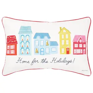 C&F Home 22" x 14" Village Holiday Throw Pillow