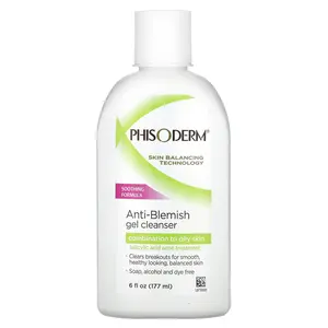 pHisoderm Anti-Blemish Gel Cleanser, 6 fl oz (177 ml)