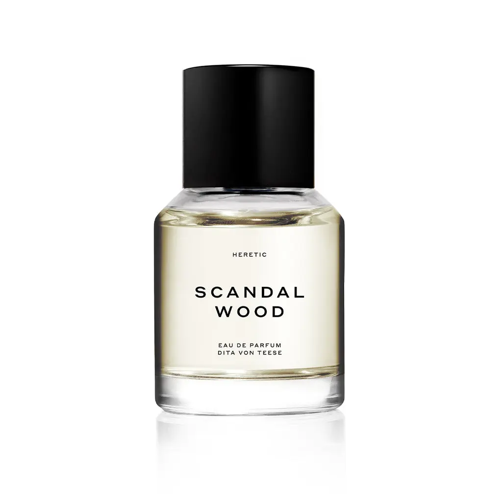 Heretic Parfum Scandalwood Eau de Parfum - Mesmerizing Blend of Sandalwood Coriander & Bulgarian Rose - Collaboration with Dita Von Teese