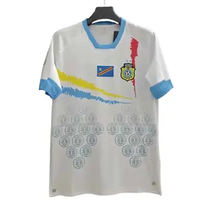 2025-2026 Season Congo Football LeagueHome/Away Fan Version Short-SleeveBreathable Quick-Dry Football Jersey