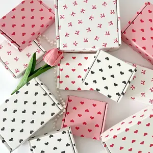 10pcs Mini Jewelry Box Gift Packaging, Small Decorative Boxes for Mother's Day, Anniversary, Birthday, Wedding Gifts, 10x9x2.5cm