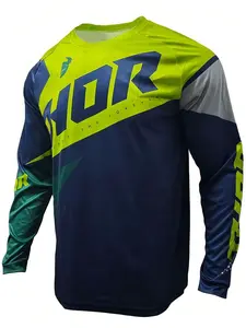 2026 Men's Cycling Set, Seasonal Breathable Cycling Wear, Suitable for Road Racing and Mountain Biking, Downhill T-Shirt All-Terrain Racing Jersey, MTB Cycling Jersey, Ideal for Cycling Adventures, Popular Outdoor Gear, Sports Jersey