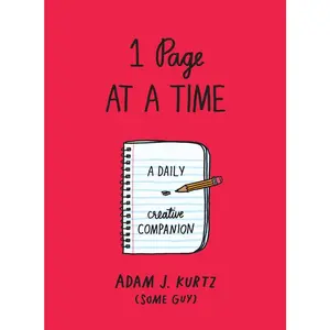 USED-1 Page at a Time (Red): A Daily Creative Companion by Kurtz, Adam J. (Paperback)