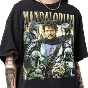 Limited Mandalorian, Pedro Pascal Vintage Shirt Gift for Woman anda Man