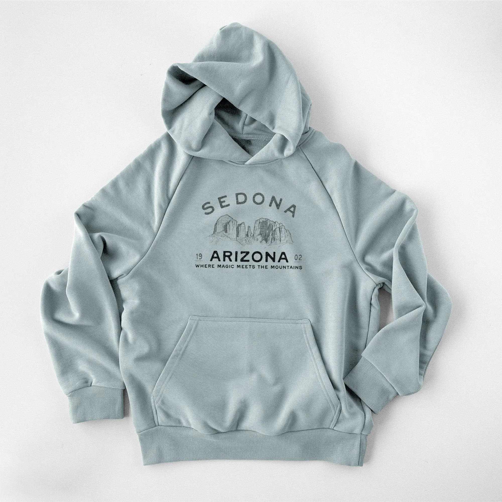 Sedona Arizona Cathedral Rock - UltraLuxe Heavyweight French Terry Hoodie