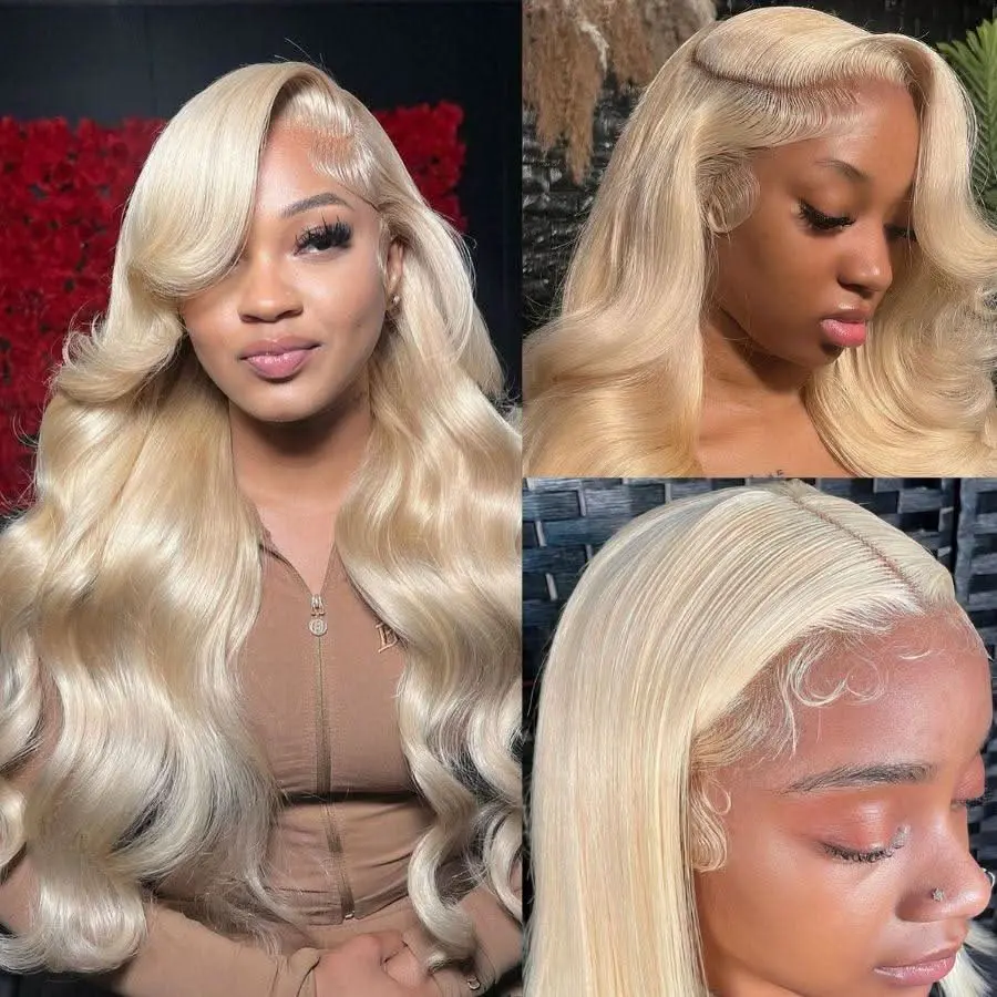 613 Blonde HD Lace Wig on a 6x6 Closure 250% Density