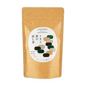 UJINOTSUYU Japanese Hojicha Tea Bags - 8 Bags (24g) - Roasted Green Tea, Clean Ingredients, Hot & Cold Brew