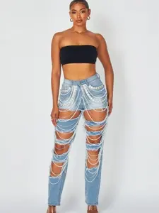 Dripping in Pearls Jeans