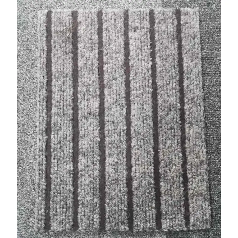 GARVEE 6FT*23FT Boat Marine Carpet, Stripe Brown Marine Carpet, Indoor/Outdoor Rug, TPR Non-Slip, Waterproof, for Patio Deck, Outdoor Use, Camping