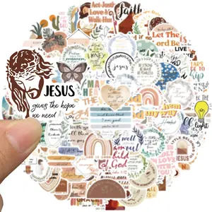 Christian Sticker, 200pcs/set Inspirational Christian Sticker, Motivational Sticker for Students and Adults, Bible Verse Sticker for Journaling