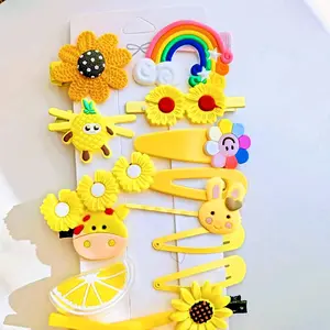 14pc Vibrant Summer Aesthetic Decoration Set - Kawaii Colorful Multi-Style Accessories for Daily Styling - Bright Fun Mixed Gift Bundle