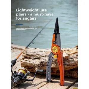 New aluminum alloy fishing pliers, multifunctional bait pliers, portable fishing tool set, bait hook remover pliers