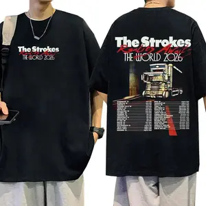 The Strokes Tour 2026 T-Shirt Indie Rock Tee XY230425