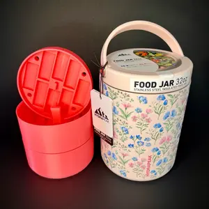 Hydrapeak Food Jar 32oz Stainless Steel Insulated with Inserts for Easy Carry and Fresh Food Storage