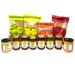 Ultimate Gift Pack from Old Florida Gourmet - Huge Assortment of Tortilla Chips, Premium Jarred Salsa & Cheese Dip - Authentic South Florida Snacks