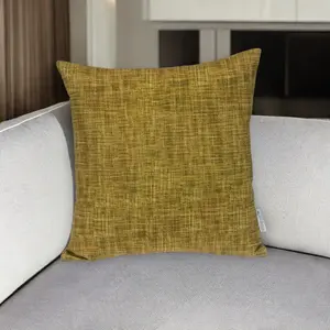 360 stand 18 in. Green Weave Cotton Throw Pillow, Decorative Cushion with Cushion Cover, Decorative Cushions, Cushion Covers