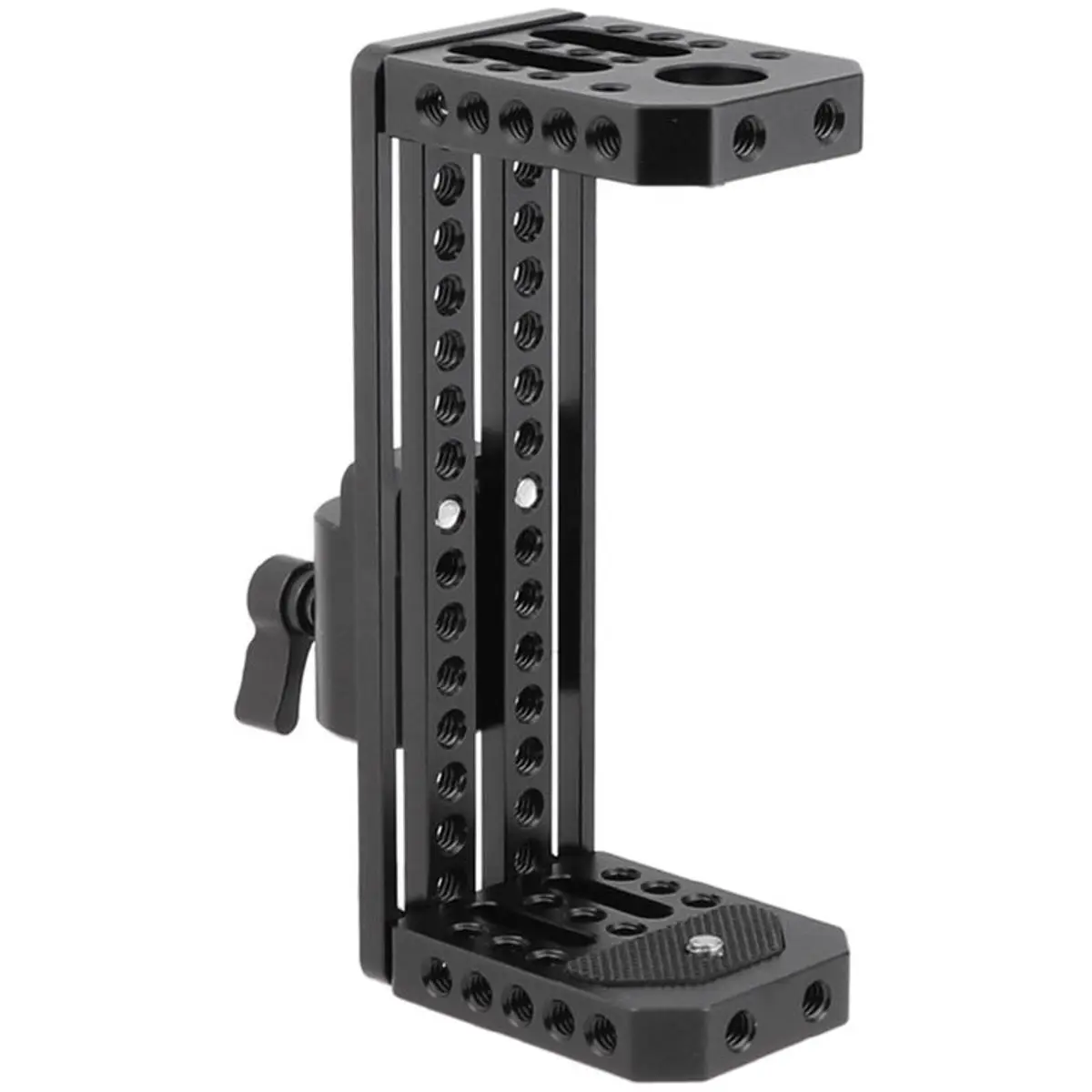 CAMVATE On-Camera Monitor Holder C Frame Cage Adjustable Portable for 5" 7" Displays - Aluminum Alloy Rig with Light Stand Head & 16mm Column for SmallHD 700 Series Video Production Accessories
