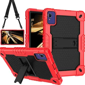 Doemoil Case for 10.1 inch Weelikeit P16W Tablet/APOLOSIGN Maxsignage EP103A Tablet/BAKEN tab 10 Lite D10A tablet/VASOUN M10 Tablet Built in Kickstand Shoulder Strap