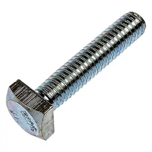 Grade A Steel Square Head Bolt, 3/4"-10" Thread Size, 4" Long