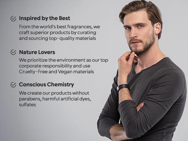 BellaVita Luxury The Authority Trio CEO Man White Oud and GOAT Eau De Parfum EDP Woody Musky and Fresh Scents Long Lasting Vegan and Cruelty Free Fragrances