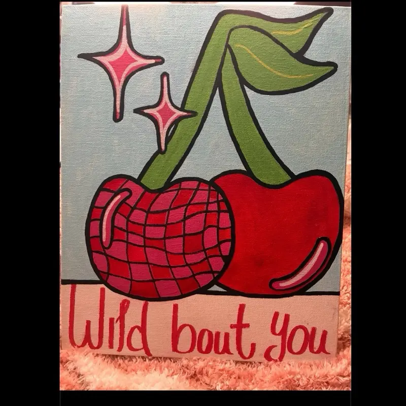 Flirty Fruit Graphic Print Wall Art