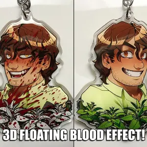 Keychain - 3D Blood Splatter - BTD - Strade