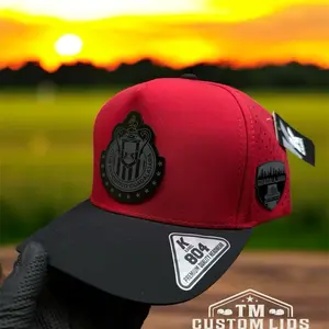 “CHIVAS DE GUADALAJARA” Red/Black SnapBack Comfortable Polyester Hat with Team Logo and Patch men gift Casual Outfits Cap