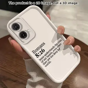 Heart Cries Jesus2D Pattern Phone Case suitable for Motorola Moto G54 G86 G85 G84 Edge70 60 Fusion Stylus Moto Series(G04-G75 E13-E32 Edge40Neo Pro-50 Fusion)4G 5G Full Camera Protection Slim Cover Smartphone Casing Cellphone Accessories