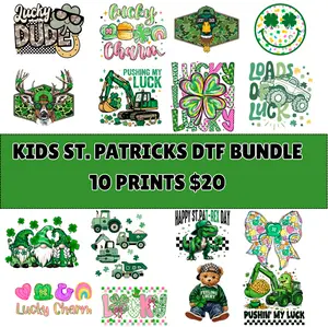 KIDS St. Patrick's Day DTF bundle