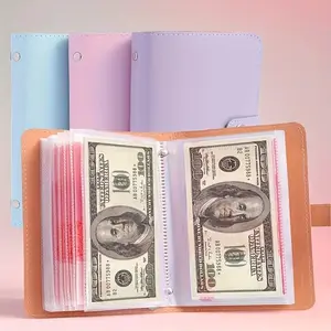 Large Capacity Cash Wallet, 1 Count Cash Storage Book, Money Saving Binder, Budget Planner, Money Saving Envelope, Home Organizer for Cash, Finance Checklist Organizer