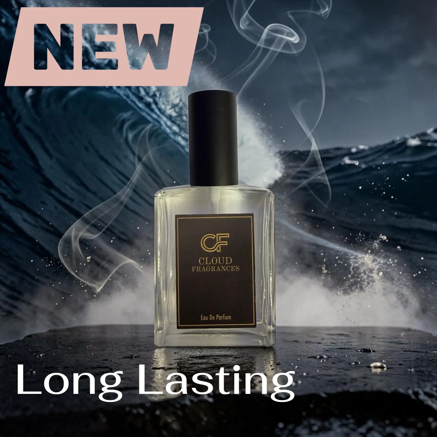Deep Ocean Aura - Men's Aquatic Perfume – Bergamot Marine Incense Fragrance - Eau De Parfum