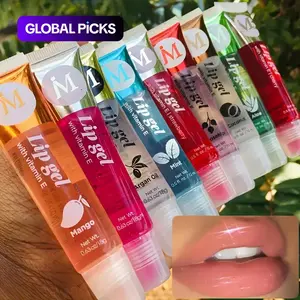 Moisturizing Clear Lip Gloss, 6 Counts/set Hydrating Glossy Lip Oil Set, Coconut-Flavored Lip Care Gift for Women & Girls, Moisturize Lip Stain, Moisturizing Lip Glaze Cosmetic