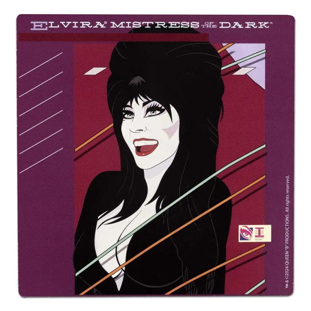 Elvira Mistress of the Dark 80's Rio Sticker Inspired by Duran Duran Nagel Rio Album Cover Durable Vinyl Sticker for Indoor Outdoor Use