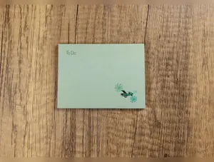 Floral Car To-DO Sticky Notes