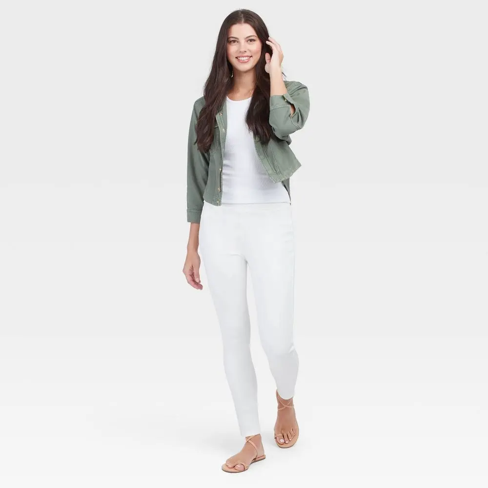 ASSETS by SPANX Womens Plus Regular Classic Fit Ankle Skinny Jeans Lightweight, Smooth, Garment