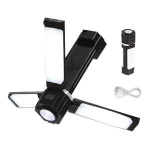 Rechargeable Multifunctional LED Camping Light, Portable with SOS Emergency USB Charger Power Bank, Long Battery Life Flashlight Lantern for Outdoor Camping Car Tent Bedroom Safety Convenience