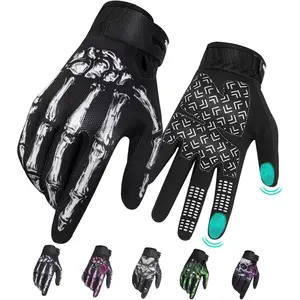 Motorcycle Riding Gloves for Men Women Touchscreen Compatible Lightweight NonSlip Skeleton Design Dirt Bike Gloves