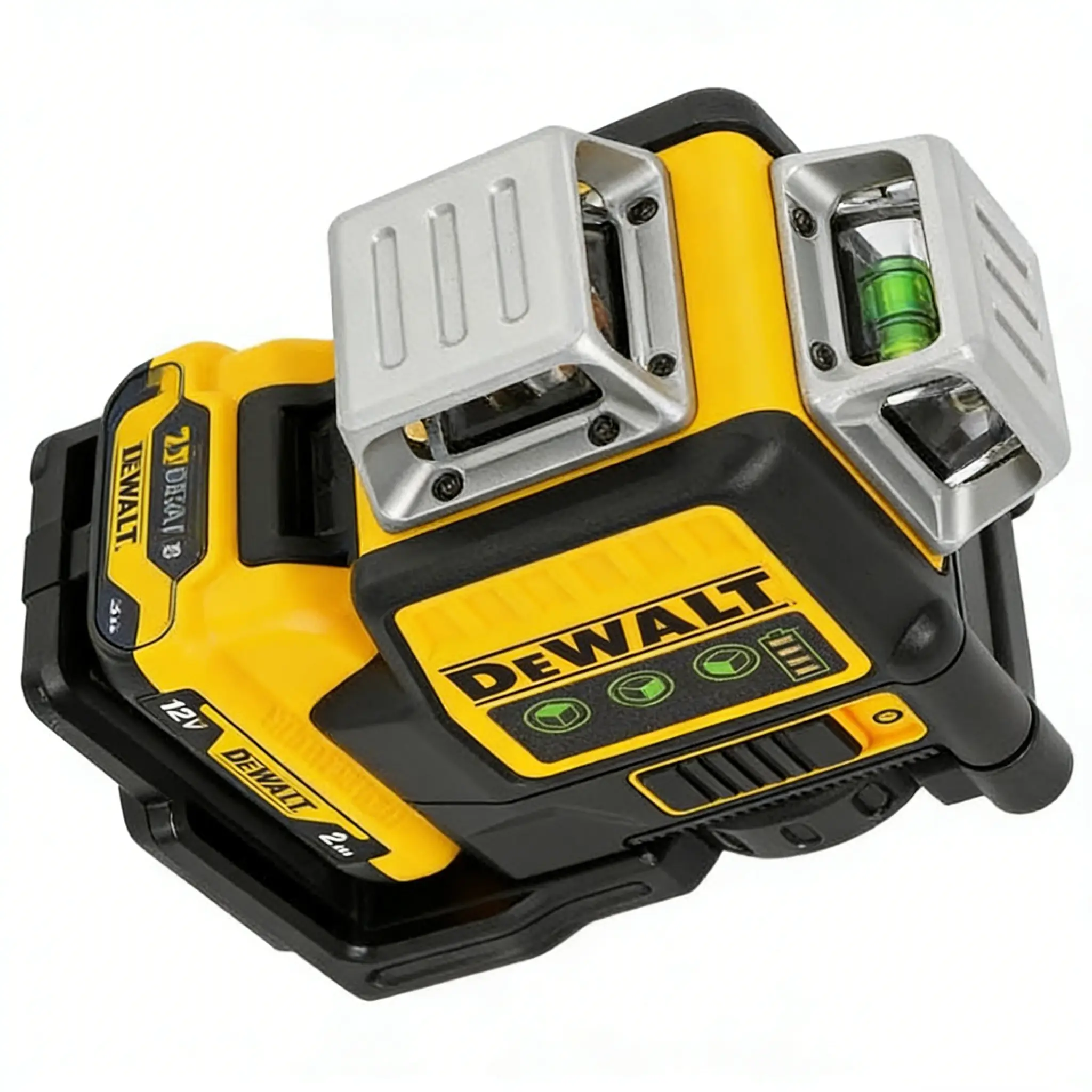 DEWALT DW089LG 12 Lines 3 Sides 360 Degree Vertical 12V Lithium Battery Laser Level with Horizontal Green Meter Outdoor Level Drill Tool Set Lawn Sweeper Impact Wrench Welder Machine
