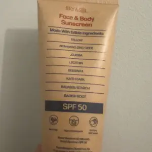 SKY & SOL Face & Body Mineral Sunscreen– Non-Nano Zinc Oxide, Sensitive Skin Safe 3oz