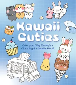 USED-Kawaii Cuties: Color Your Way Through a Charming and Adorable World - More Than 100 Pages to Color! by Editors of Chartwell Books (Paperback)